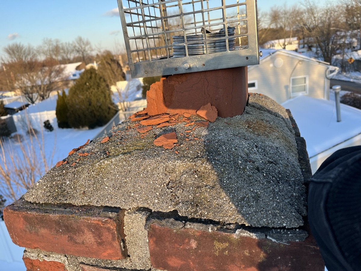 Cracked Crown & Flue